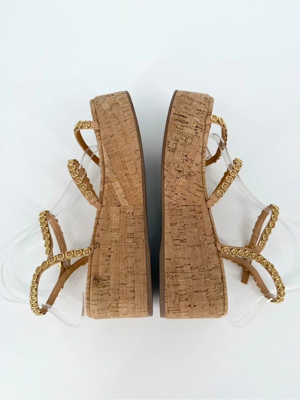 Larroudé Gio Milanina Flatform Sandal Cork